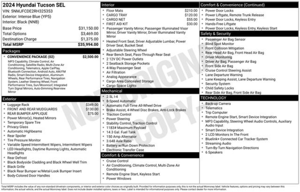 Used 2024 Hyundai Tucson SEL SUV