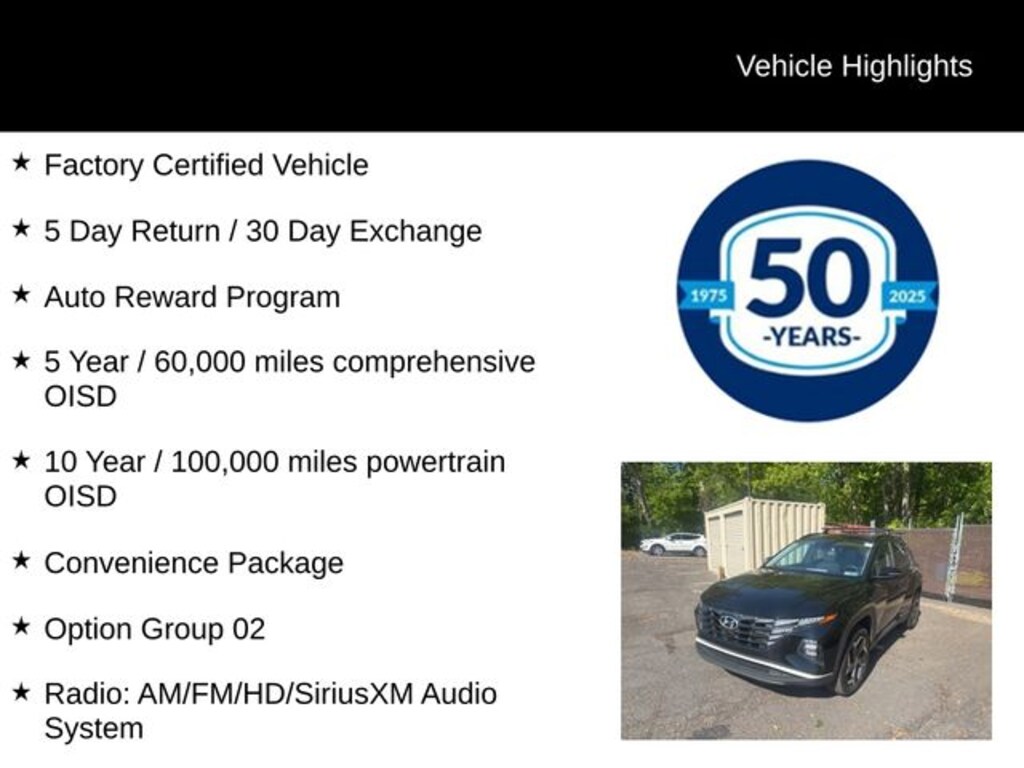 Certified 2023 Hyundai Tucson SEL SUV