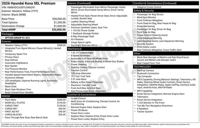 2026 Hyundai Kona SEL Premium - Photo 33