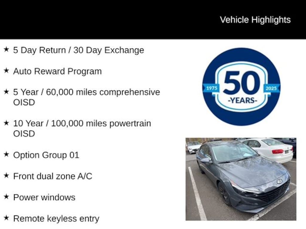 Certified 2023 Hyundai Elantra SEL Sedan