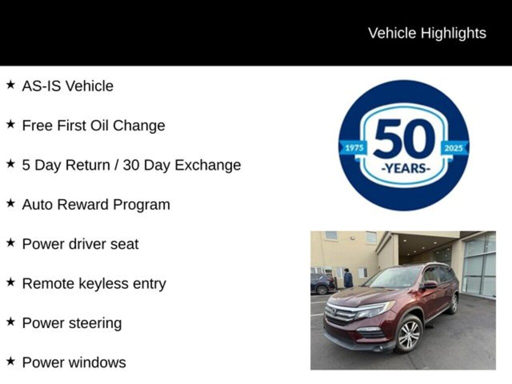 Used 2016 Honda Pilot EX-L SUV