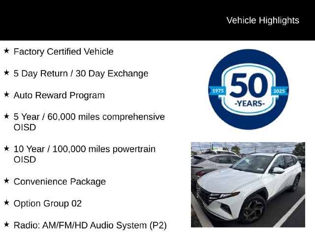 Certified 2024 Hyundai Tucson SEL SUV