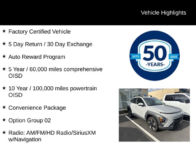 Certified 2024 Hyundai Kona SEL SUV