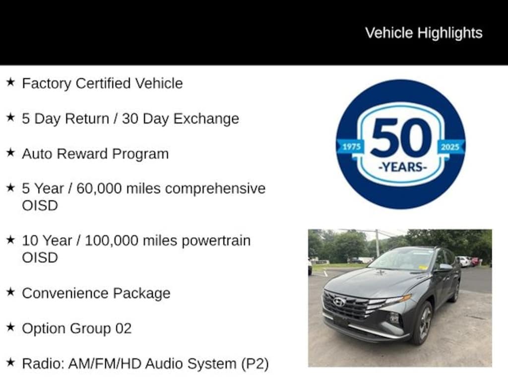 Certified 2024 Hyundai Tucson SEL SUV