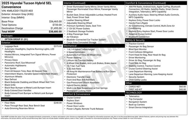 2025 Hyundai Tucson SEL Convenience - Photo 26