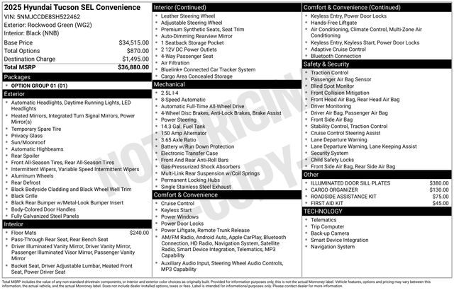 2025 Hyundai Tucson SEL Convenience - Photo 30