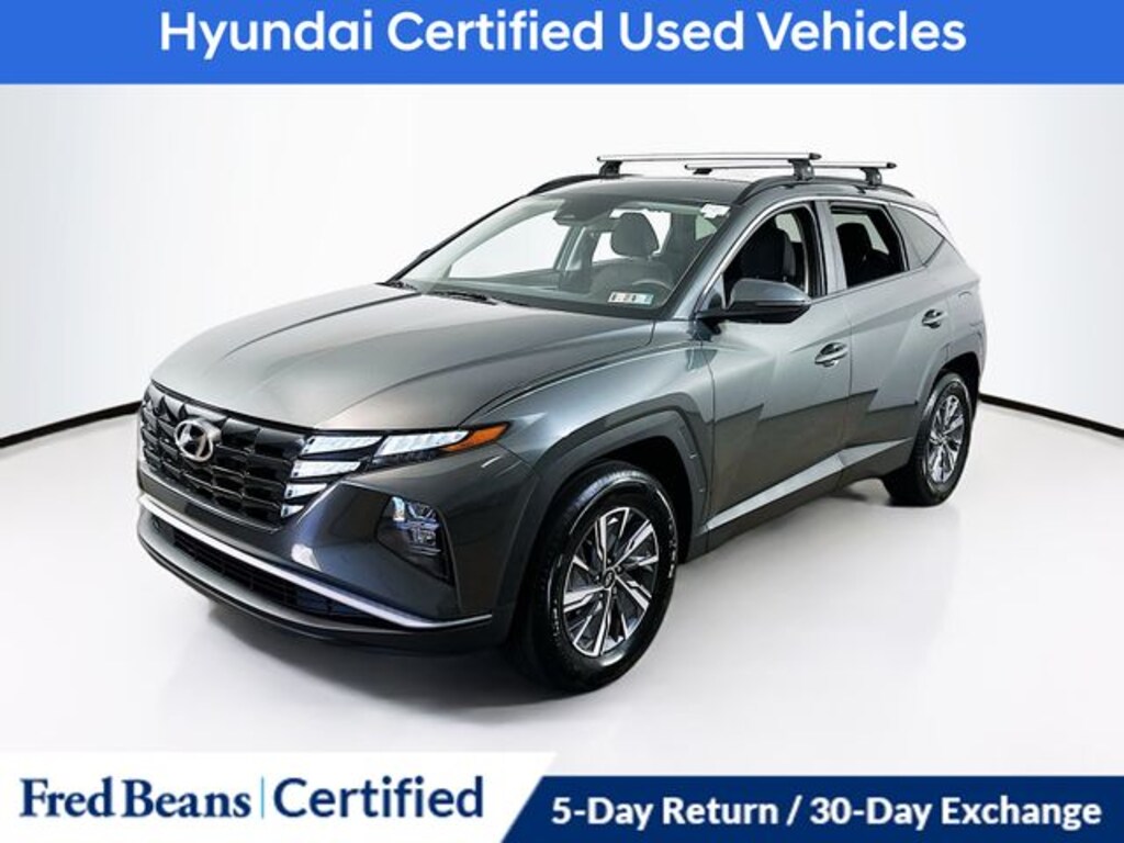 Certified 2022 Hyundai Tucson Hybrid Blue SUV