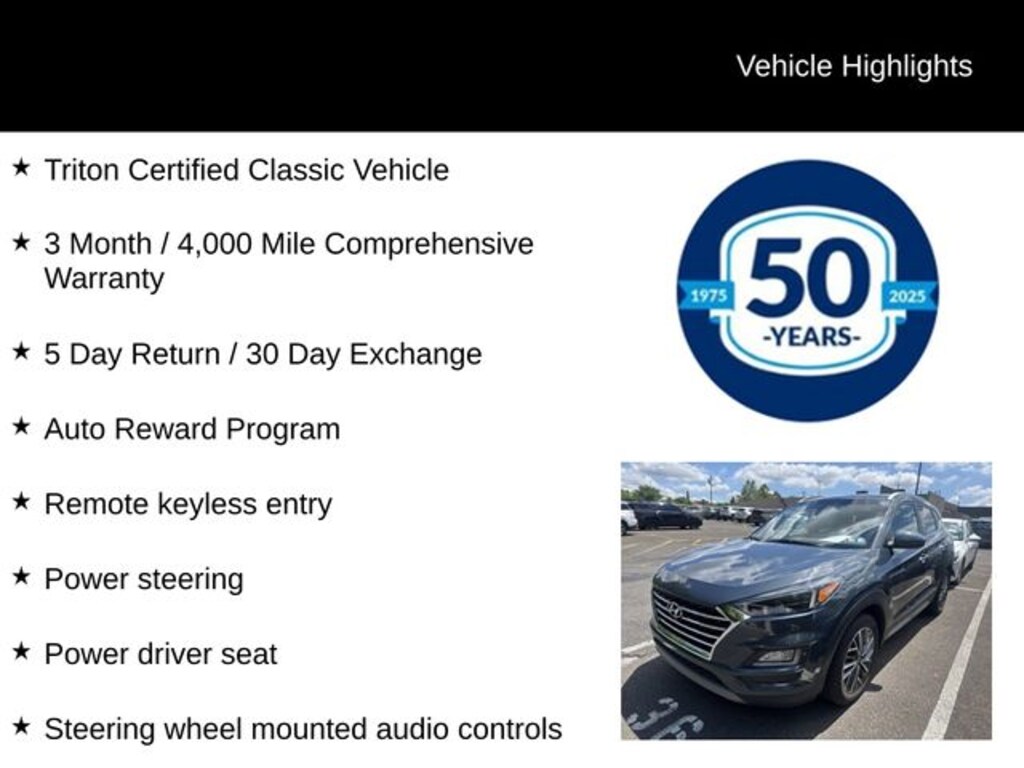 Used 2019 Hyundai Tucson Limited SUV
