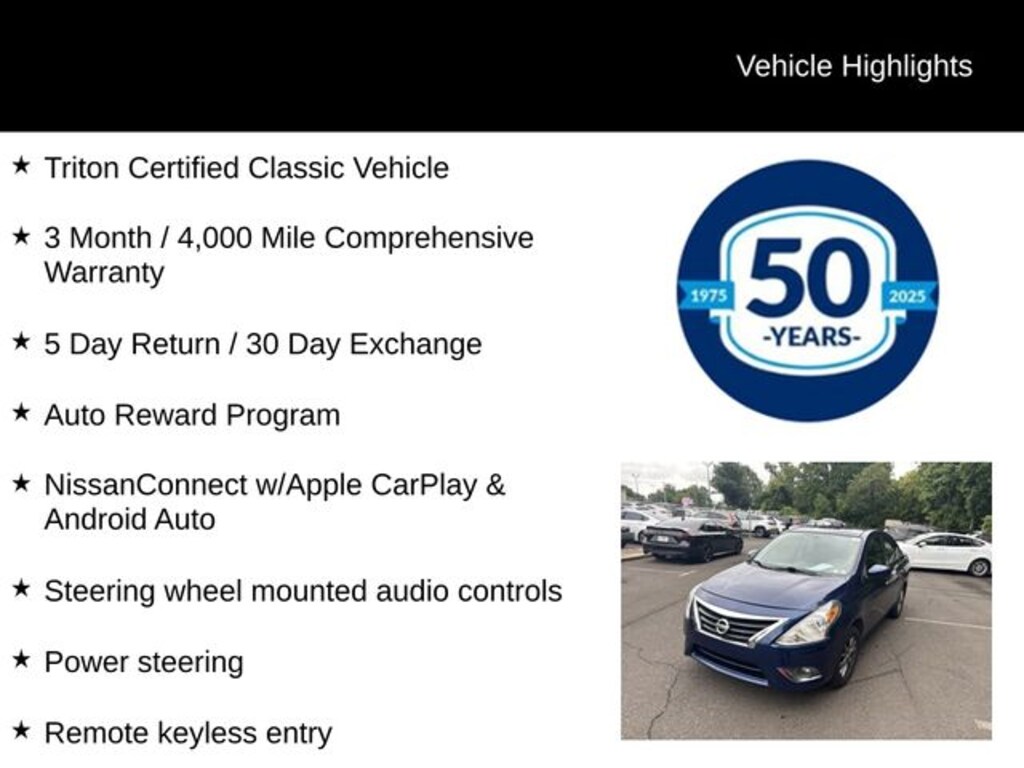 Used 2019 Nissan Versa 1.6 SV Sedan