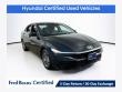 Certified 2025 Hyundai Elantra Hybrid Blue Sedan