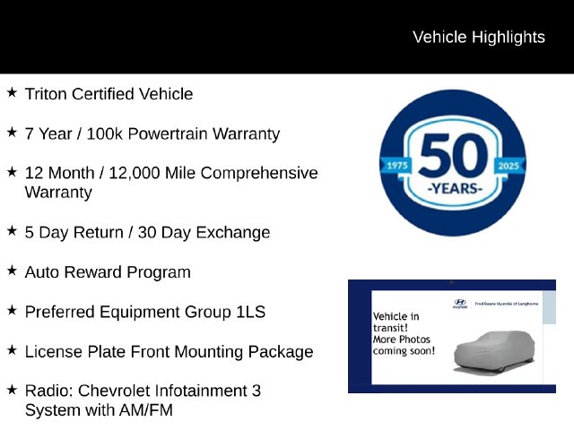 Used 2025 Chevrolet Trax LS SUV