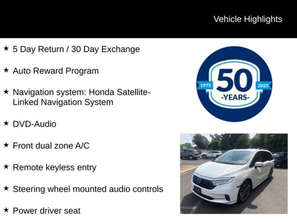 Used 2023 Honda Odyssey Elite Minivan/Van
