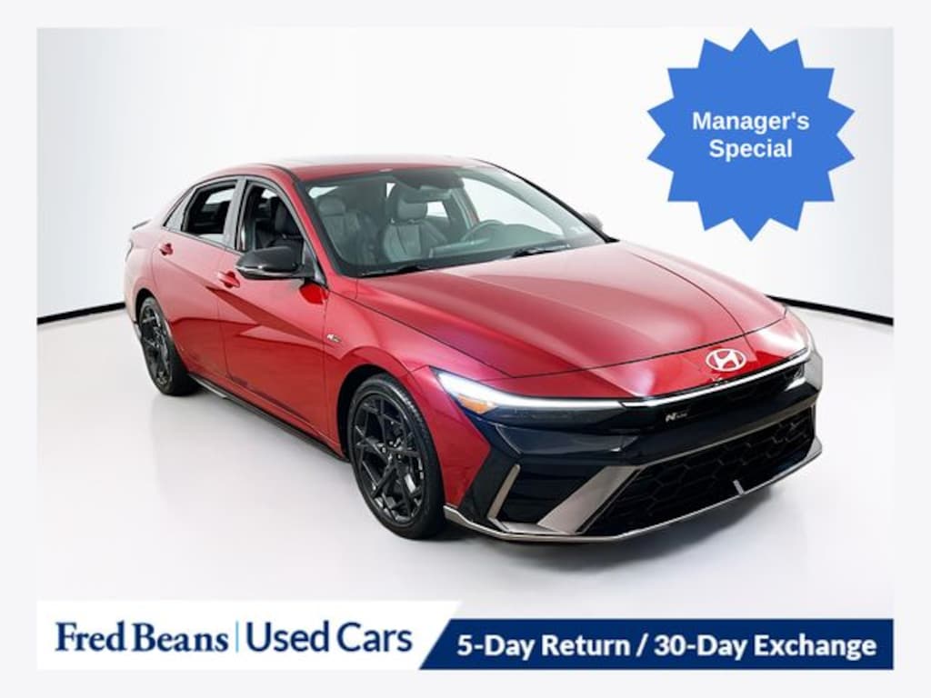 Certified 2025 Hyundai Elantra N Line Sedan