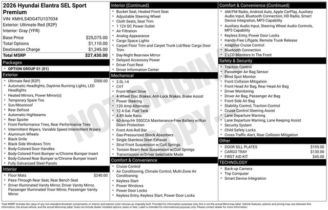 2026 Hyundai Elantra SEL - Photo 32