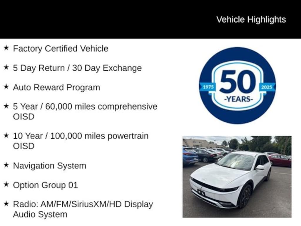 Certified 2023 Hyundai IONIQ 5 SE SUV