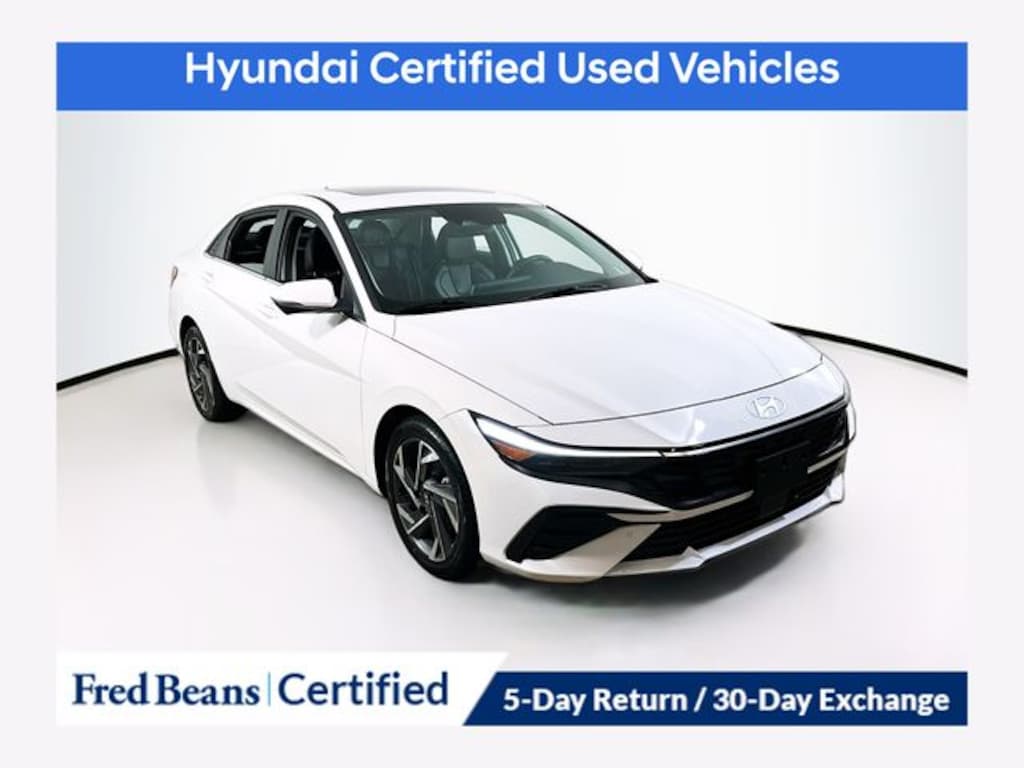 Certified 2024 Hyundai Elantra Limited Sedan