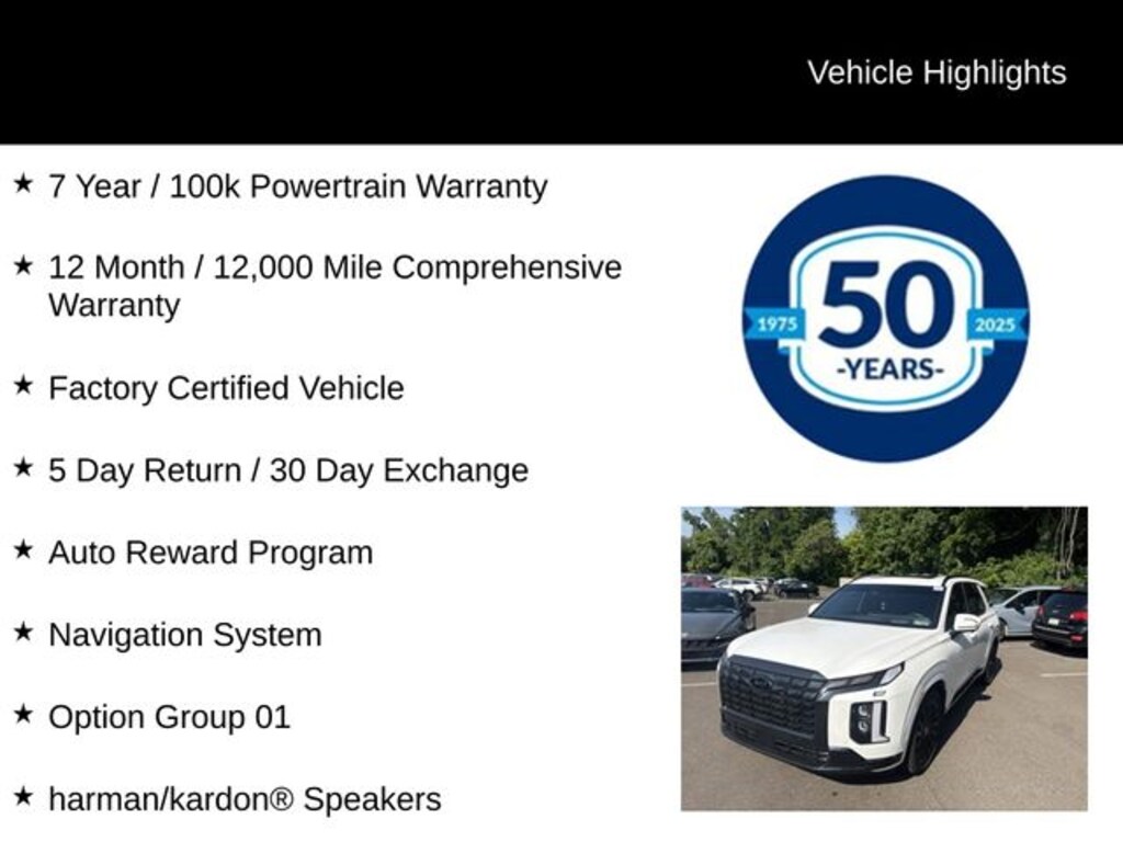 Used 2025 Hyundai Palisade Calligraphy Night Edition SUV