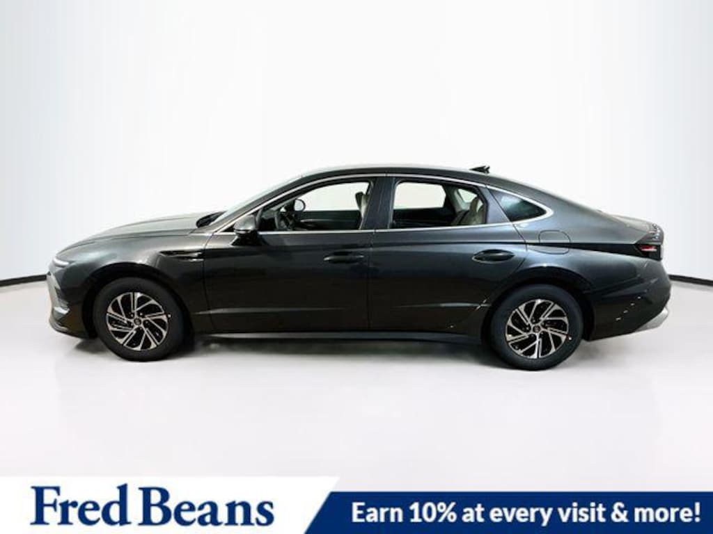 New 2026 Hyundai Sonata Hybrid Blue Sedan