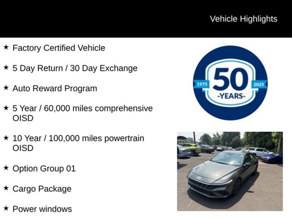 Certified 2026 Hyundai Elantra SEL Sport Sedan