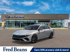 2025 Hyundai Elantra Hybrid Blue Sedan