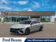New 2025 Hyundai Elantra Hybrid Blue Sedan