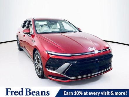 2026 Hyundai Sonata Hybrid Blue Sedan
