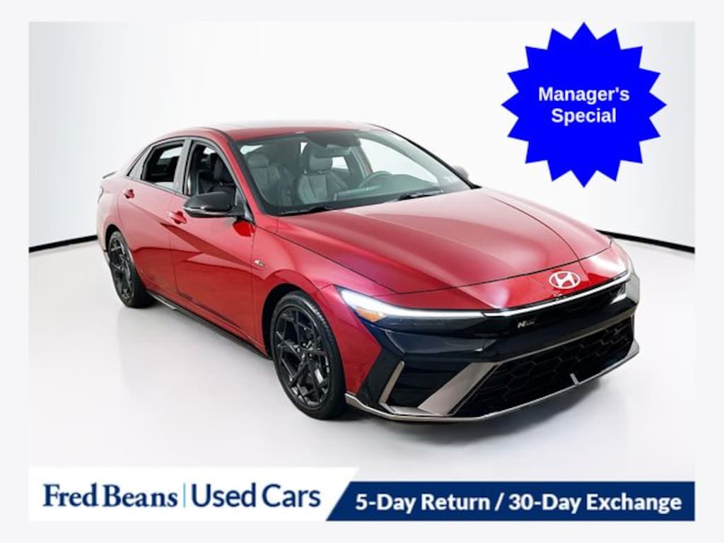 Certified 2025 Hyundai Elantra N Line Sedan