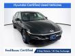 Used 2025 Hyundai Elantra Hybrid Blue Sedan