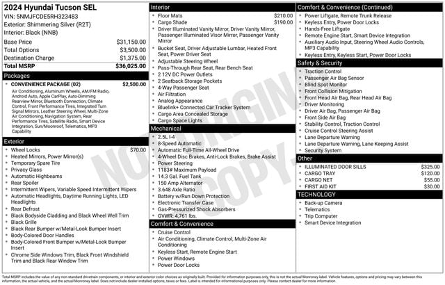 2024 Hyundai Tucson SEL - Photo 10