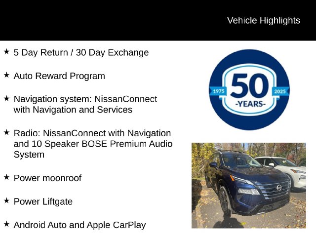 Used 2025 Nissan Rogue Platinum SUV