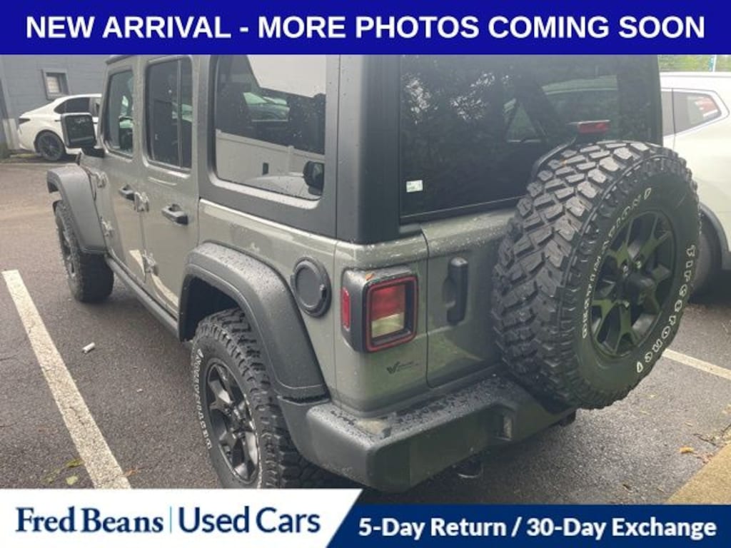 Used 2022 Jeep Wrangler Unlimited Willys SUV