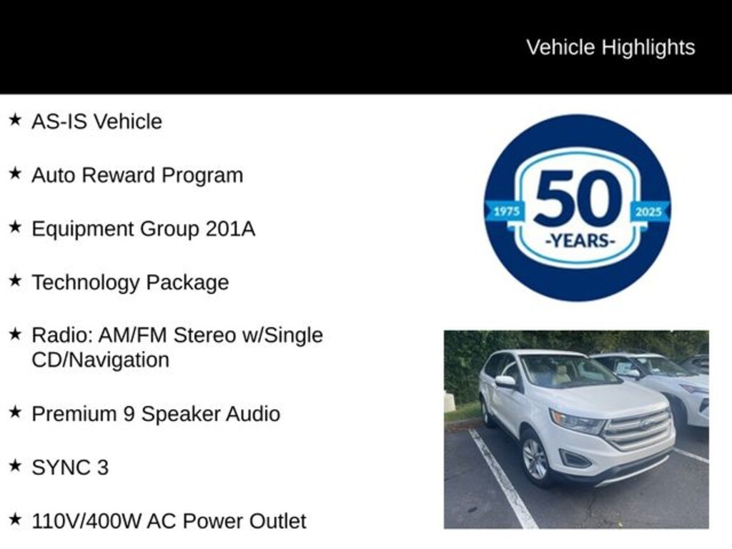 Used 2017 Ford Edge SEL SUV