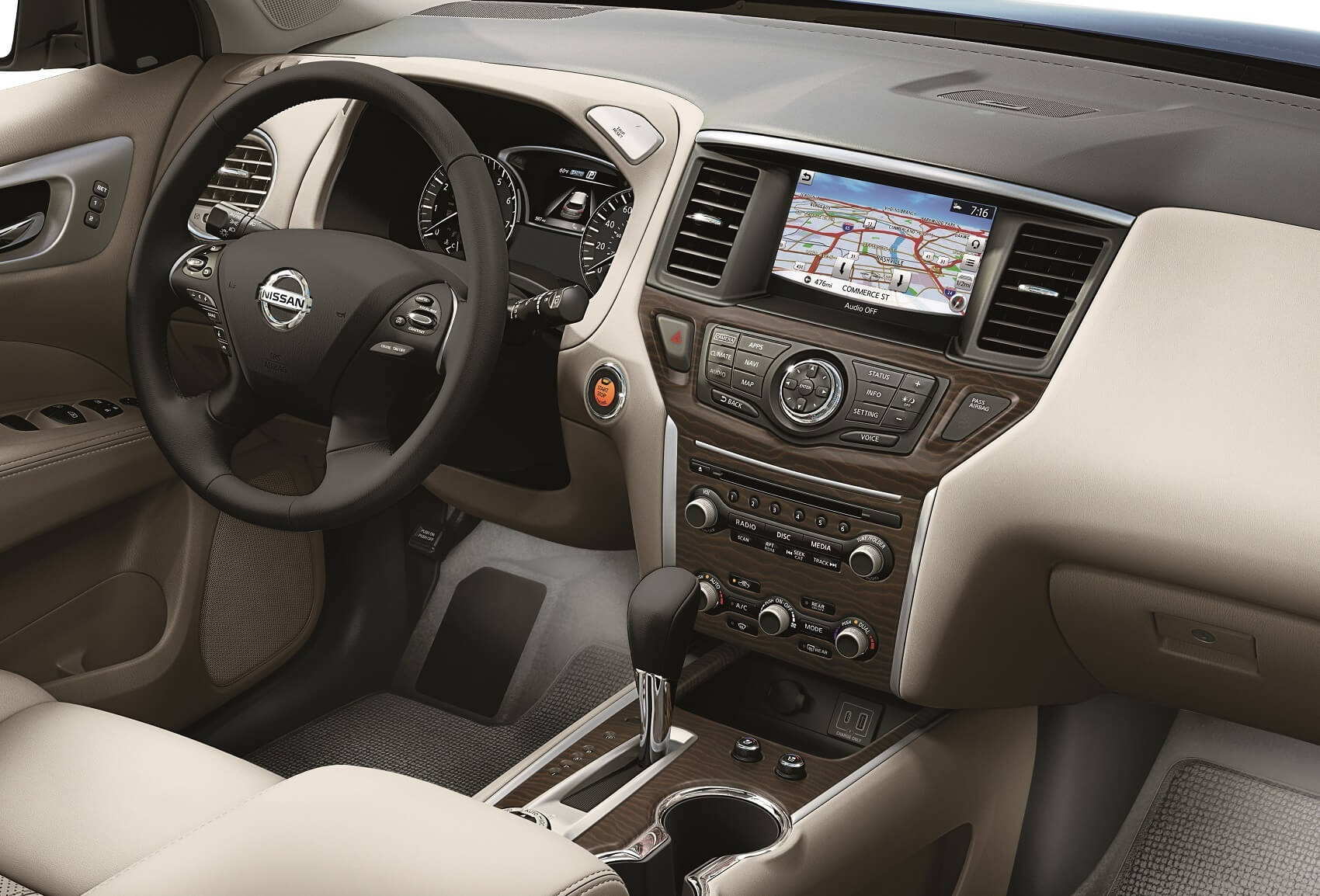Nissan Pathfinder Interior Technology