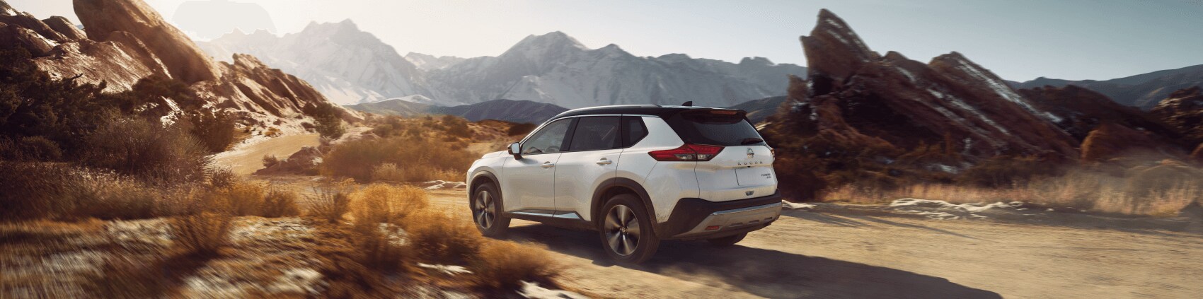 2021 Nissan Rogue White Desert Mountain Road Fred Beans Nissan of Doylestown