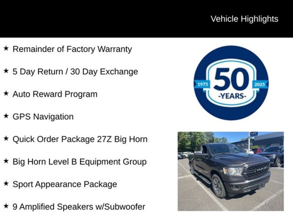 Used 2023 Ram 1500 Big Horn/Lone Star Truck Crew Cab