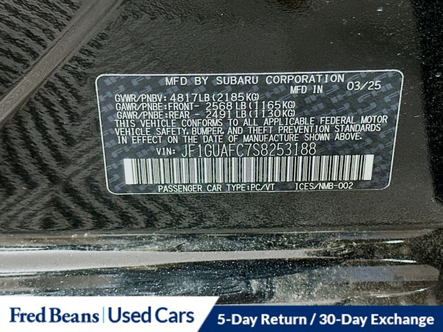 2025 Subaru Impreza Sport - Photo 36