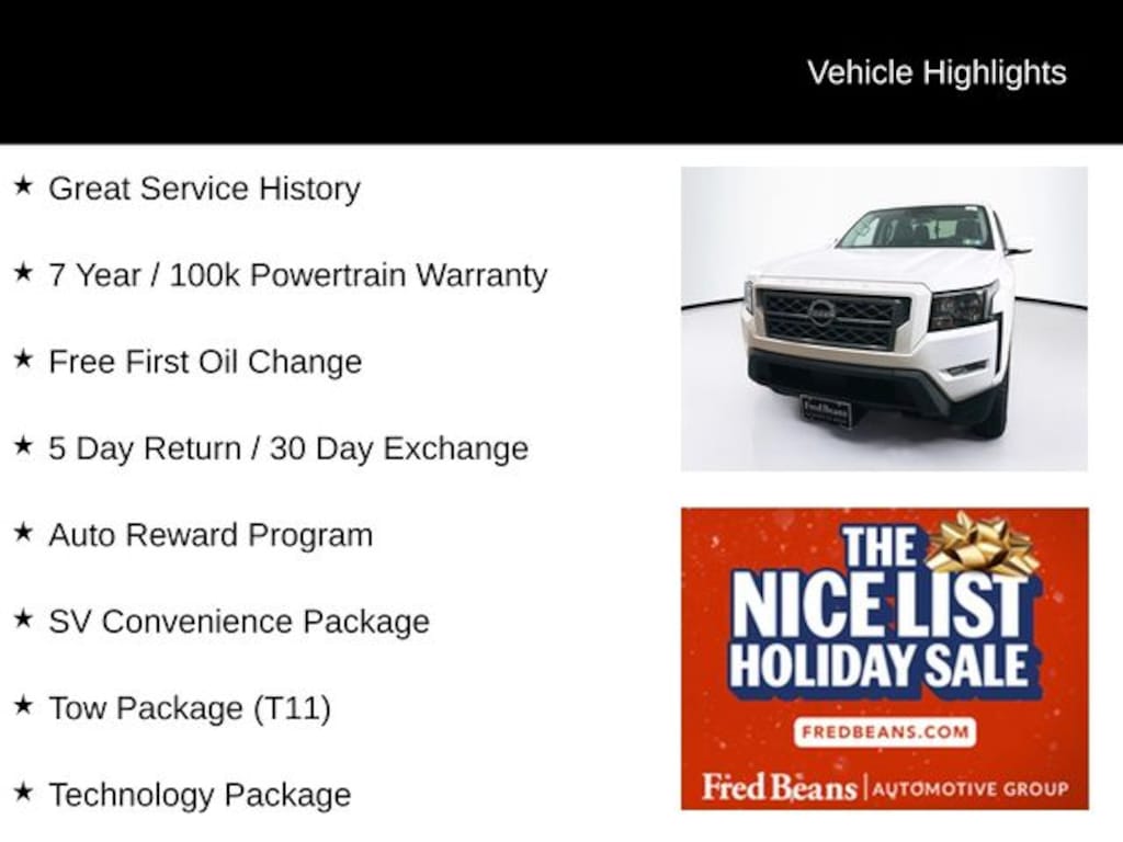 Used 2024 Nissan Frontier SV Truck Crew Cab