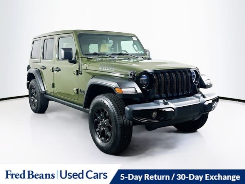 Used 2022 Jeep Wrangler Unlimited Willys SUV