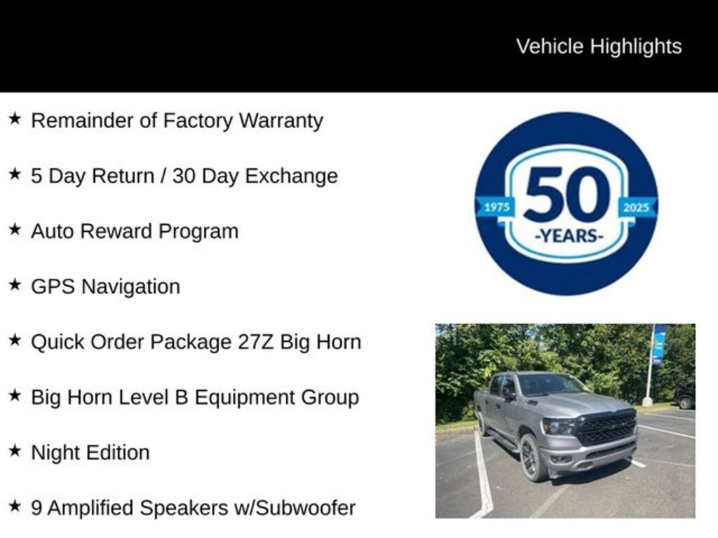 Used 2024 Ram 1500 Big Horn/Lone Star Truck Crew Cab
