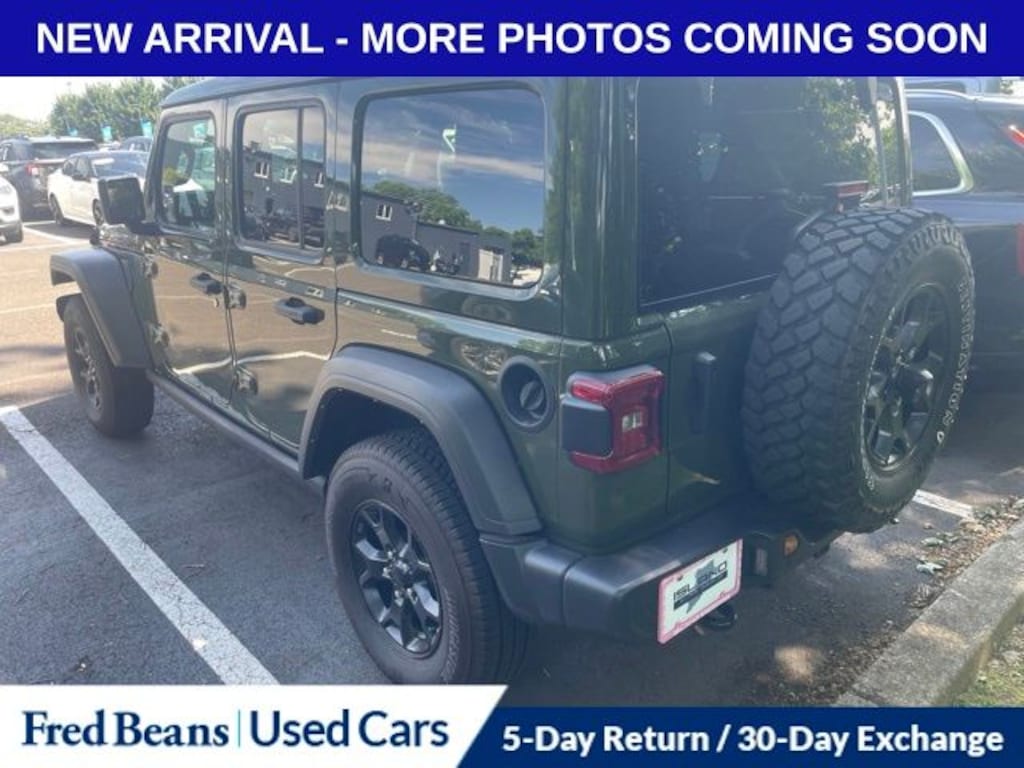 Used 2022 Jeep Wrangler Unlimited Willys SUV