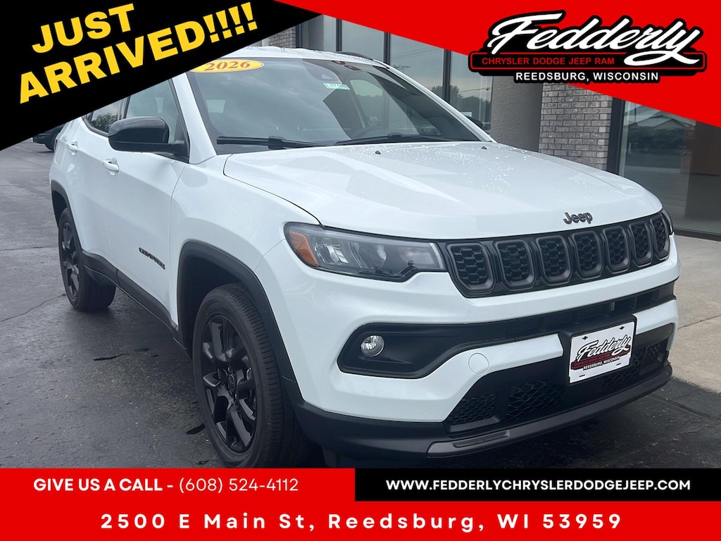 New 2026 Jeep Compass Latitude Altitude Sport Utility