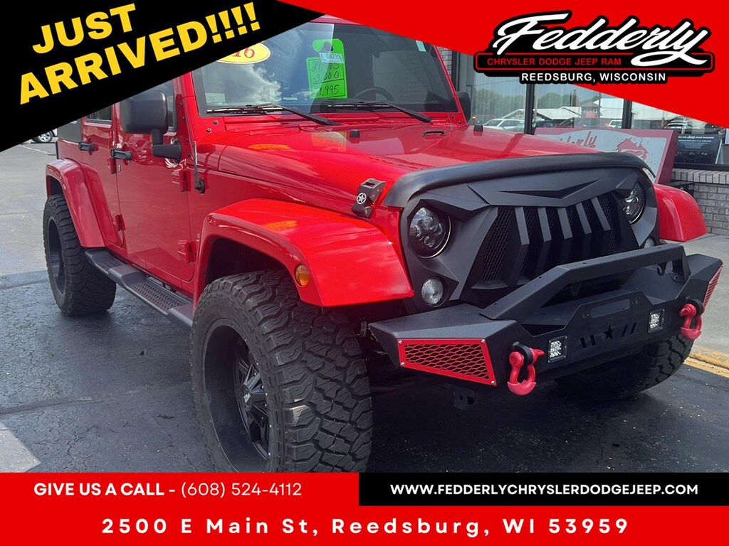 Used 2016 Jeep Wrangler Unlimited Sahara SUV