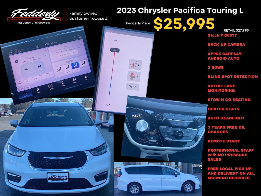 Used 2023 Chrysler Pacifica Touring L Van