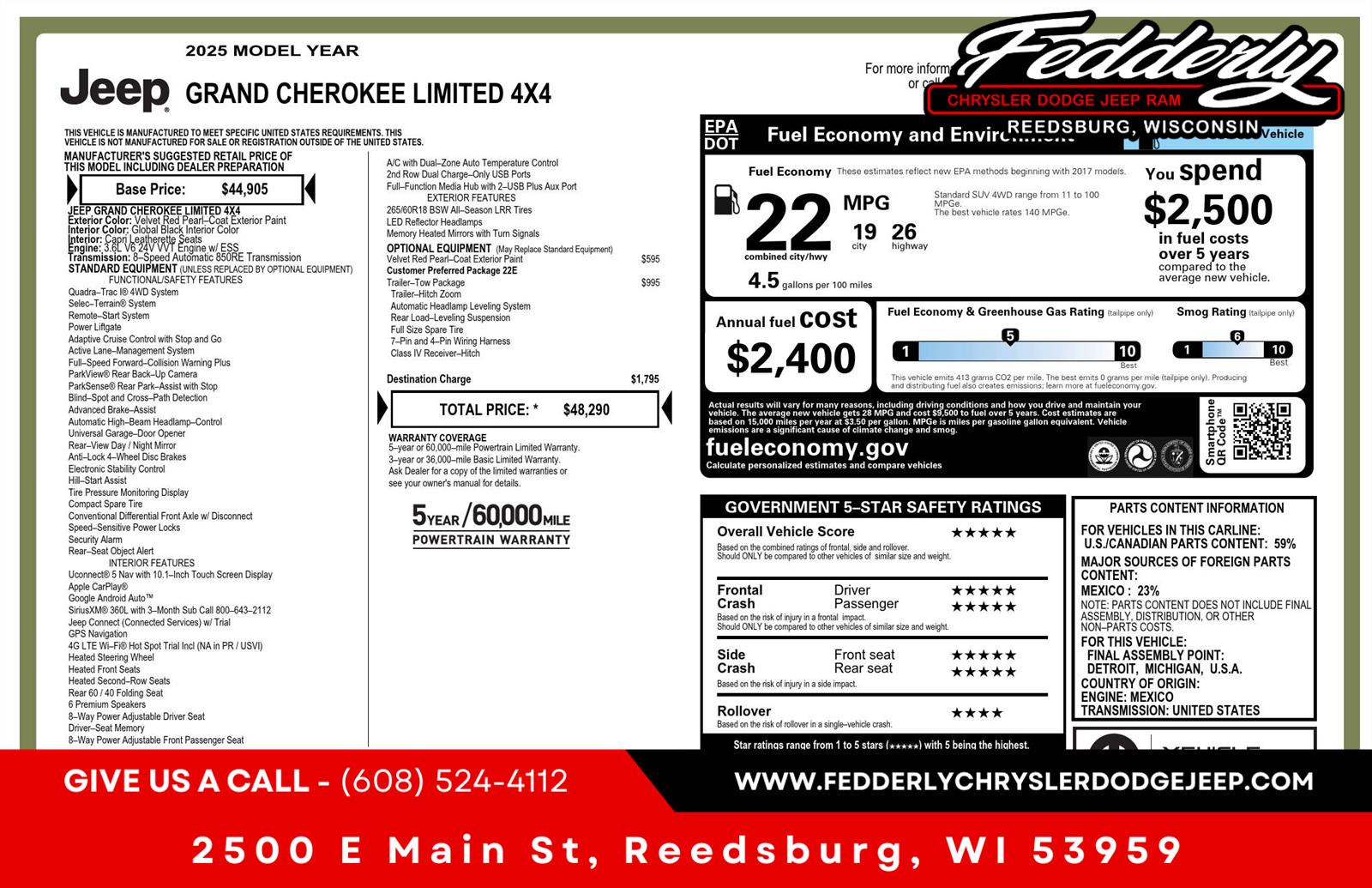2025 Jeep Grand Cherokee Limited