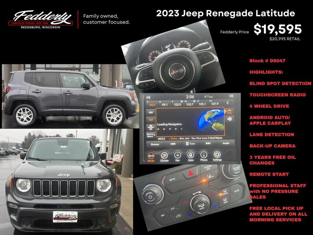 Used 2023 Jeep Renegade Latitude SUV