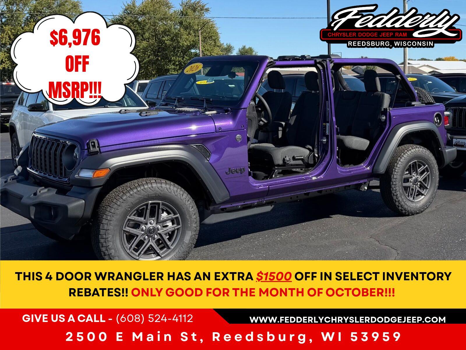2026 Jeep Wrangler 4-Door Sport S
