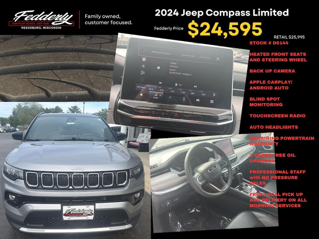 Used 2024 Jeep Compass Limited SUV