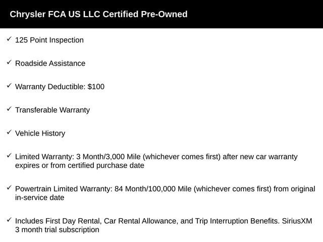 Certified 2022 Chrysler Pacifica Limited with VIN 2C4RC3GGXNR214249 for sale in Midland, MI