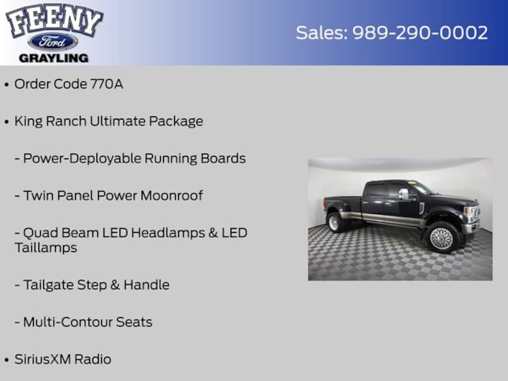 Used 2020 Ford F-450SD King Ranch Truck