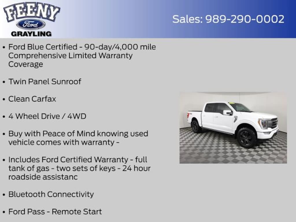 Certified 2021 Ford F-150 Lariat Truck